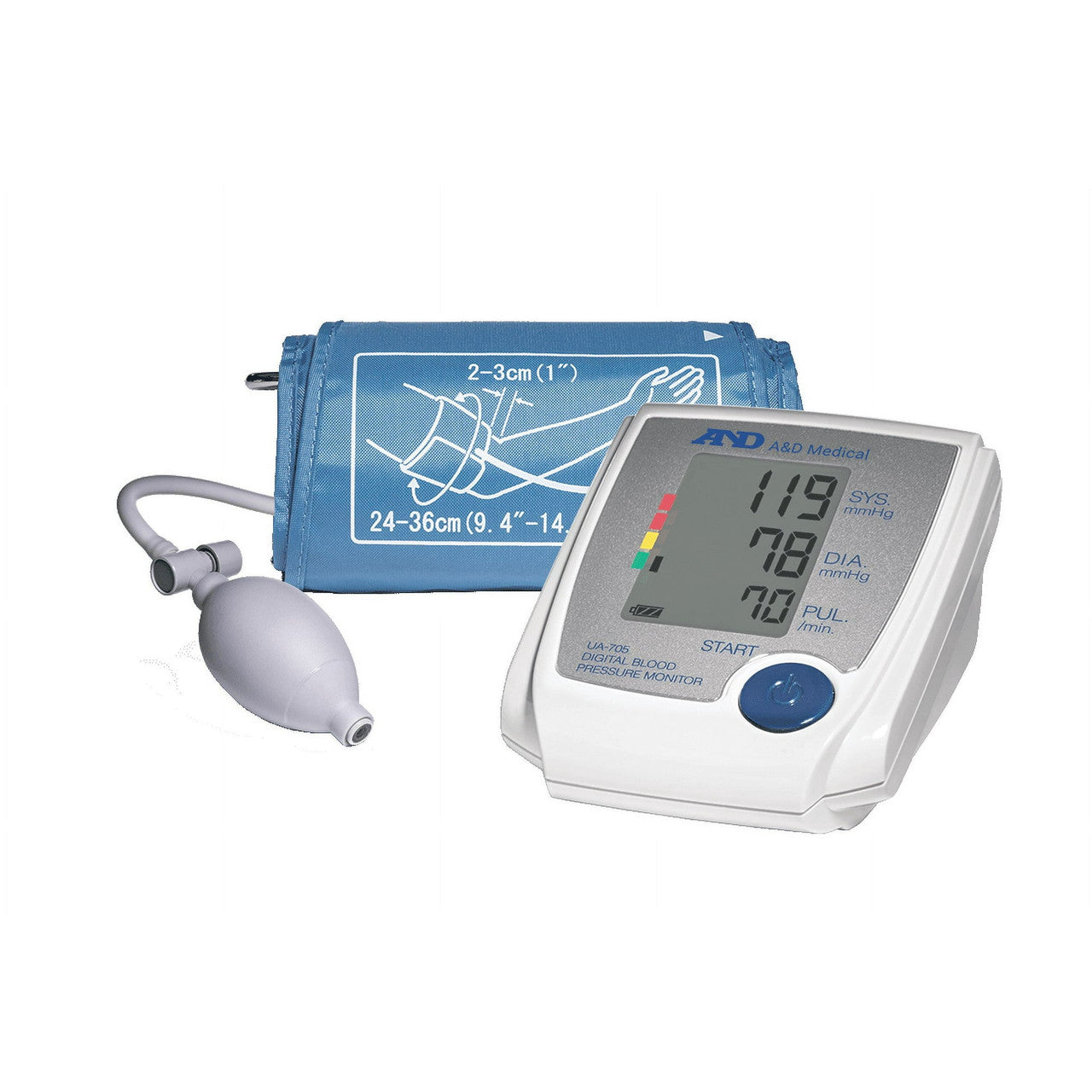 Advanced Manual Inflate Blood Pressure Digital Monitor Ua-705V, 1 Kit